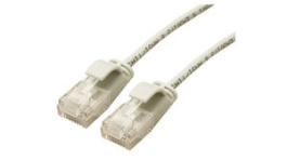 21.44.3905, Patch Cable, RJ45 Plug - RJ45 Plug, CAT6a, U/UTP, 2m, Grey, Roline