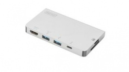 DA-70867, 6-Port USB-C Docking Station, DIGITUS