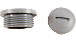 HPM32 SL [10 шт], Blanking Plug, M32 x 1.5, Polyamide 6, Slate, Alpha Wire