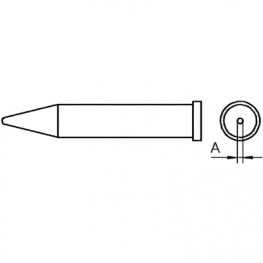 XT O, Soldering tip Round shape, Weller