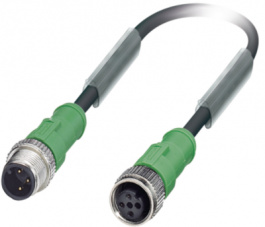 SAC-3P-M12MS/6,0-PUR/M12FS, Sensor cable M12 Plug M12 Socket 6 m, Phoenix Contact