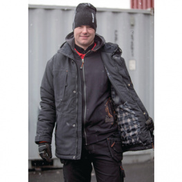754077699-M, Winter Jacket ACE Size M black, Bjornklader