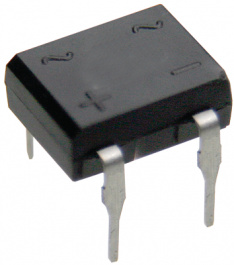 NTE5334, Однофазный выпрямительный мост; Urmax:1кВ; If:1А; Ifsm:50А; DIP4, NTE