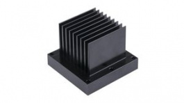 ILA-HSINK-78X46X25MM-BLK-K, LED Heat Sink, Aluminium 46x78x25mm, LEDIL