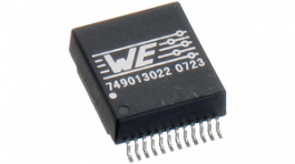 749020010A, LAN transformer SMD 1:1 350 uH Ports=1, WURTH Elektronik