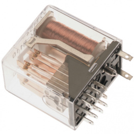 8-1393808-3, Реле: электромагнитное; 4PDT; Uобмотки:24ВDC; 2А; миниатюрное, Axicom / TE