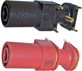 XELW-4 RED, Предохранительный разъем ø 4 mm ø 4 mm красный, Staubli (former Multi-Contact )