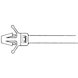 PLP2S-C [100 шт], Cable Tie Natural 200 mm x4.8 mm, Panduit