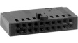 102387-5 Crimp housing 2.54 mm Pole no. 24 Double row / straight / with polarization AMPM