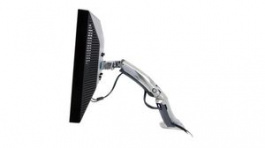 45-214-026, Desk Mount LCD Monitor Arm, 30", 100x100/75x75/200x100/200x200, 13.6kg, Silver, Ergotron