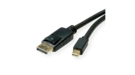 11.04.5815, Video Cable, DisplayPort Plug - Mini DisplayPort Plug 2m, Roline
