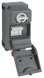 TM 3264KIS, TM.. IS/KIS, sockets, interlocked socket-outlets, CH 10x38 fuse carrier, ILME