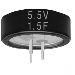 KR-5R5C474-R, Ultracapacitor 0.47 F 5.5 VDC, Power Stor