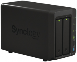 DS713+ 2W, Disk Station 2x2TB (WD 5400rpm), Synology