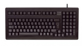G80-1800LPCEU-2, 19^ Keyboard, MX Black, Linear, EU US English with €/QWERTY, USB/PS/2, Black, Cherry