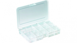 RND 550-00102, Assortment Box, 15, transparent 165 x 112 x 31 mm, Polypropylene, RND Lab