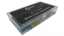 RND 170-00229, Automotive Blade Fuse Assortment 80pcs with Hand Tool Slow Blow, RND Components