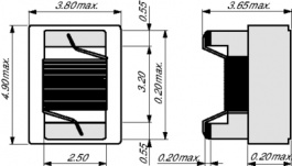 1812AFTC-742K, Transponder Coil 7.36 mH, FASTRON