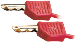 LK 4-B 025CM WITHE, Test lead diam. 4 mm White 25 cm 1 mm2 CAT I, Staubli (former Multi-Contact )