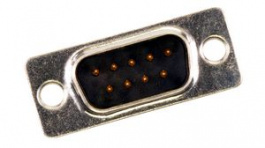 F09P0G1, D-Sub Connector 9 Poles, Plug, Solder Cup, FCT