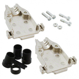 5748676-2, Корпус: для разъемов D-Sub; D-Sub HD 26pin, D-sub 15pin; прямой, TE Connectivity
