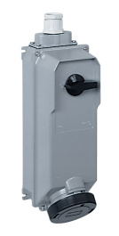 PK 6343 PB5, PK..PB5, sockets, interlocked socket-outlets, E33 - DIII fuse carrier, ILME