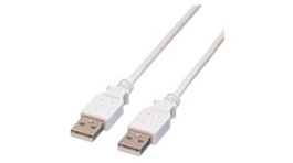 11.99.8909, USB Cable USB-A Plug - USB-A Plug 800mm White, Value