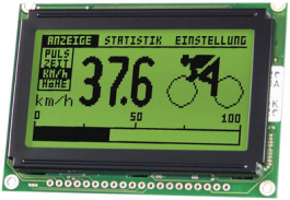 EA P240-6K2LED, LCD-graphic display 240 x 64 Pixel, Electronic Assembly