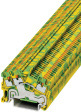 PTS 1,5/S-TWIN-PE Ground modular terminal block yellow-green 0.14...1.5 mm2