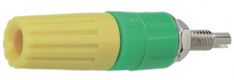 PK4-T GREEN, Binding post diam. 4 mm green, Staubli (former Multi-Contact )