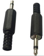 RND 205-00618 Mono Jack Connector  Black, 3.5 mm, Male