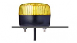 861507313, LED Signal Beacon, Continuous/Flashing, Yellow, 240VAC, Wall Mount/Base Mount, PCL, Auer