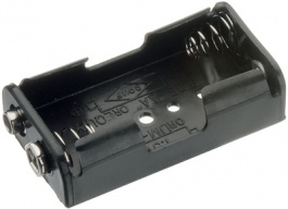 BH321-1B, Battery holder 2 x AA Battery contact, COMF