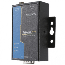 NPort 5150A-T, Serial Server 1x RS232/422/485, Moxa