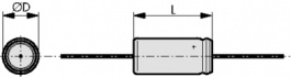 PEG124HG410AQL1, Electrolytic Capacitor 1000 uF 25 VDC, Kemet