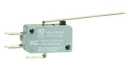 V15T16-CZ100A03-K, Микропереключатель; с рычагом; SPDT; 16A/250ВAC; ON-(ON); 1; IP40, Honeywell