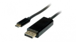 11.99.5845, Video Cable, USB-C Plug - DisplayPort Plug, 3840 x 2160, 1m, Value