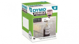 2112287, Label Roll, Polypropylene, 104 x 159mm, 200pcs, White, Dymo