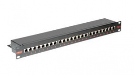 26.11.0361, Patch Panel, Cat.6, 24x RJ45, 19", Roline