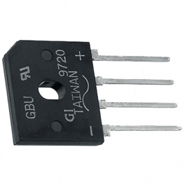 GBU8B, Bridge rectifier 100 V 8 A GBU, Vishay