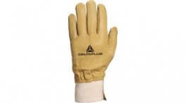 CBHV209, Full Grain Leather Glove Size=9 Yellow, Delta Plus