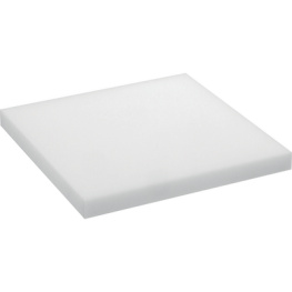 POM-C WHITE 495X300X6, Plastic plate 495 x 300 x 6 mm, Amsler & Frey