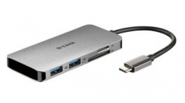 DUB-M610, Hub, USB 3.0, Silver, D-Link