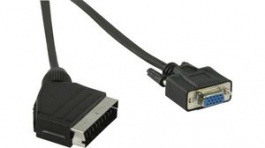 CVGP31550BK20, SCART - VGA Cable SCART Male - VGA Female 2m, Nedis (HQ)