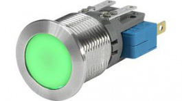 3-102-639, Переключатель: антивандальный; Пол: 2; SPDT; 10A/250ВAC; ON-(ON), Schurter