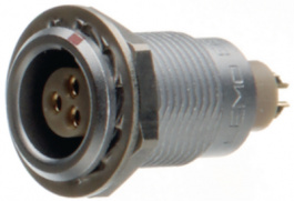 EGG.0B.303.CLL, Разъем: круглый; Серия:0B; гнездо; пайка; на панель; "мама"; PIN:3, LEMO