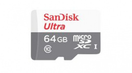 SDSQUNR-064G-GN6TA, Memory Card 64GB, microSDXC, 100MB/s, Sandisk