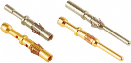 SP14M1F, Контакт; Размер:16; "папа"; 14AWG; RT360; позолота; обжим; лента, Amphenol