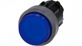 3SU1031-0BB50-0AA0, SIRIUS ACT Illuminated Push-Button front element Metal, matte, blue, Siemens