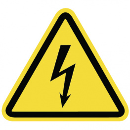 WS3-A-150-YE [100 шт], Warning Label Voltage, HellermannTyton